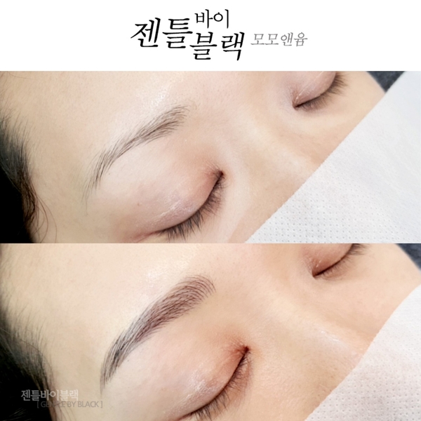  [젠틀바이블랙-여자눈썹] 마치 내 눈썹처럼 자연스러운 눈썹반영구/홍수주눈썹/고윤정눈썹