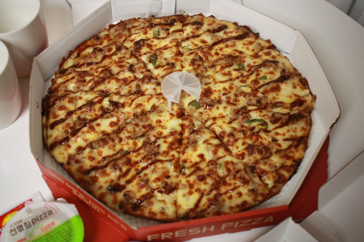 [화곡역 맛집] 화곡동 피자 배달, 자가제빵선명희 피자 강서점에서