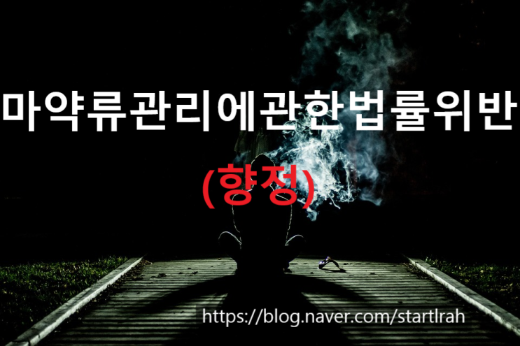  마약류관리에관한법률위반(향정), 징역 8개월에 집행유예 1년선고