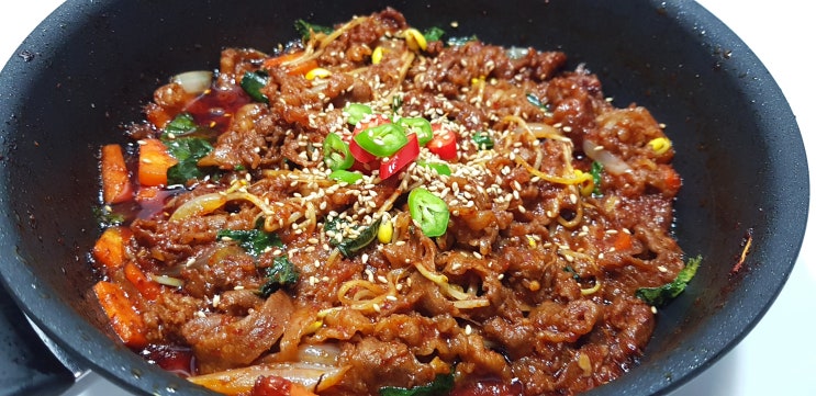  참수리 팽수리의 요리 일기- 02. 콩나물 불고기