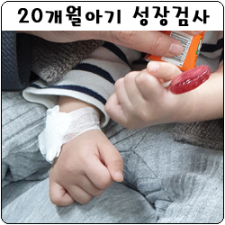  체중미달 20개월아기 성장검사