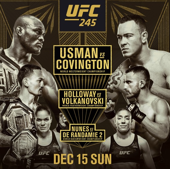 UFC 245 중계 방송