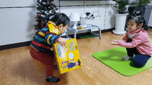  크리스마스선물로 콩순이 청소기 받았어요 여자아이 선물로 추천