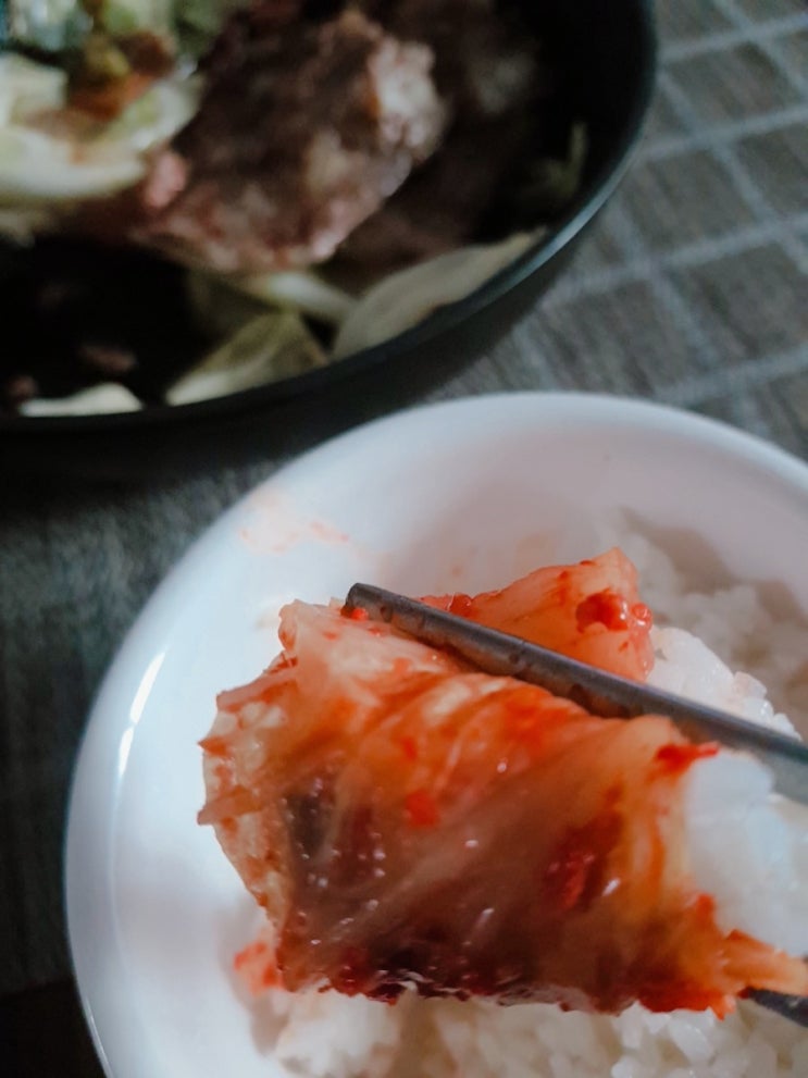  2019.12.14.김장김치랑삼겹살
