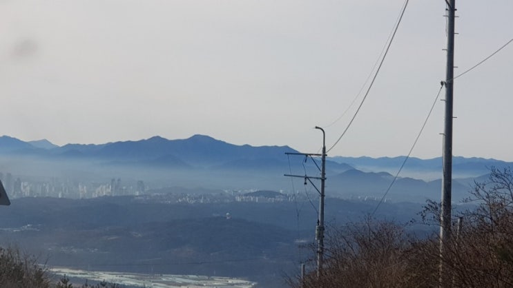  울산호계 동대산 에서 바라본 아침풍경