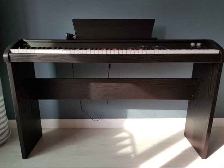 (7개월 실구매 사용후기) 뮤디스 디지털피아노 전자피아노 MU-8H NEW웨이티드 88건반 피아노독학하기