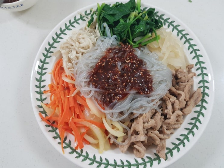  당면요리 / 잡채말고 비빔당면