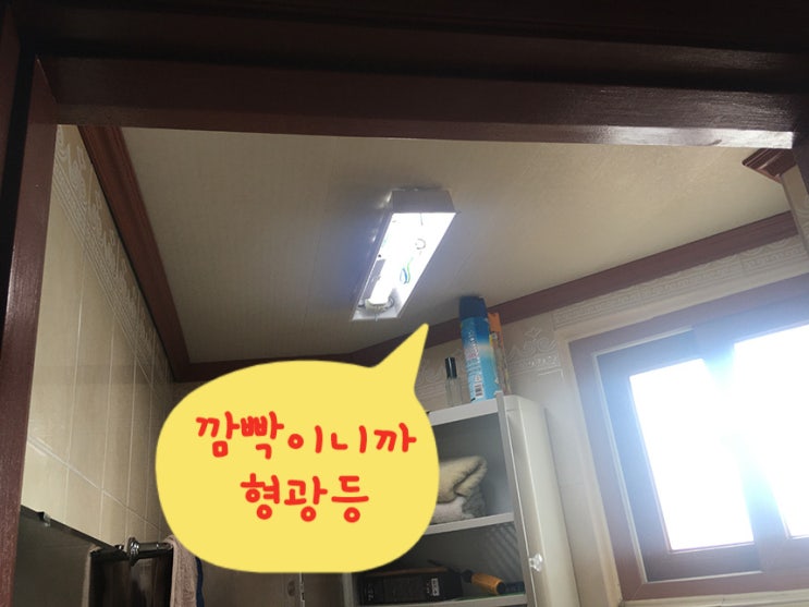 형광등 깜빡거림 자가로 한 안정기 교체 방법