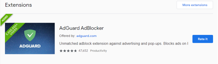  업무 생산성 향상 방법 - AdGuard 광고차단기를 사용한 광고 없는 웹 검색 및 빠른 검색, 원하는 부분 추가 제거