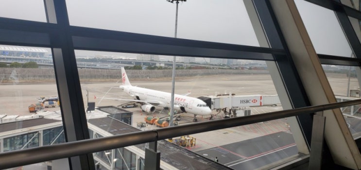 상해(PVG) to 홍콩(HKG) KA803 캐세이퍼시픽항공(캐세이드래곤항공) 이용기