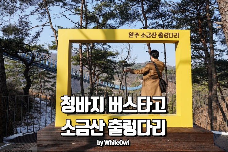  청바지버스 타고 MT분위기로 원주 소금산 출렁다리 여행하기