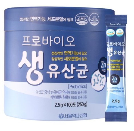 [더 알아보기]   서울약사신협 프로바이오 생유산균 분말스틱 100개입