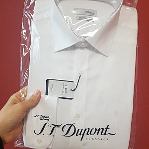 S.J. Dupont 듀퐁와이셔츠 긴소매슬림핏 화이트 블루 SD9FM22LS756SWH /SD9FM22LS905SBU 남자와이셔츠추....