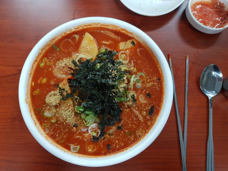  송도 맛집 - 진미국수 고기 국수 맛집