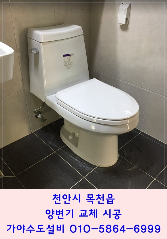  천안시 목천읍 빌라 화장실 양변기깨짐 변기교체시공 대림바스양변기교체시공