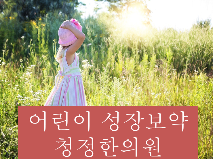  일산동 어린이보약 소아보약 성장과 면역 둘다 챙기세요.
