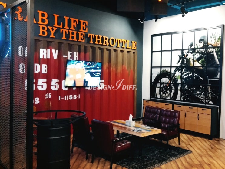  하남 스타필드 바이크매장 'Harley-Davidson' 인테리어 준공사진 [아키디프]