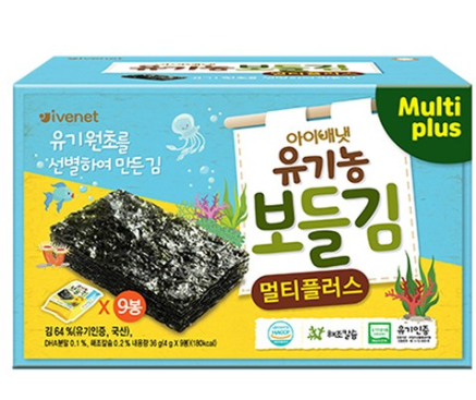  [더 알아보기]   아이배냇 유기농 보들김 멀티 플러스   [7,920원]
