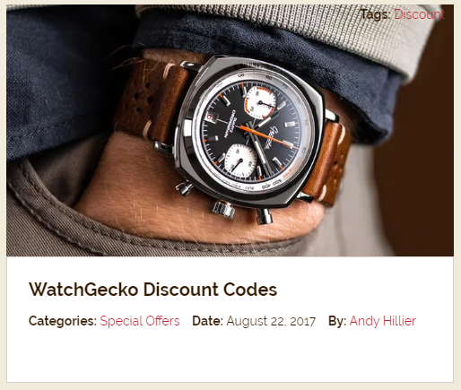 Watchgecko discount sales