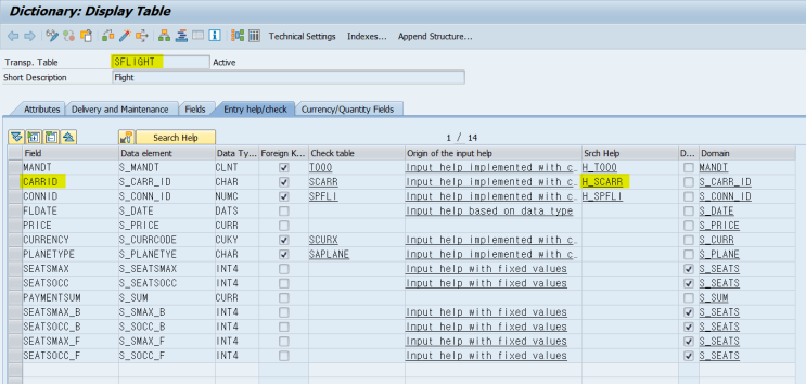 SAP ABAP 1000번 화면 Search Help 생성 및 Search Help에서 여러 개 선택 구현 방법 / ABAP multiple selection in F4