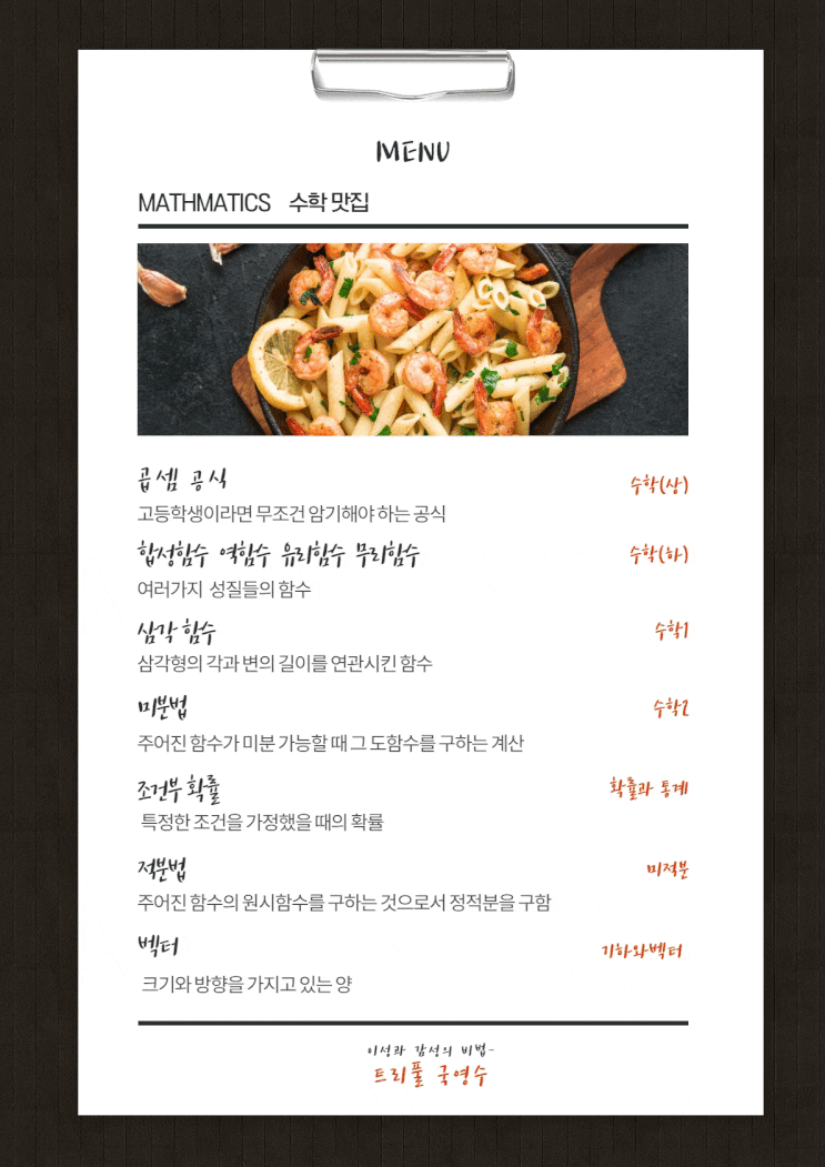  [트리풀국영수]침산동 맛있는 수학 트리풀 수학학원