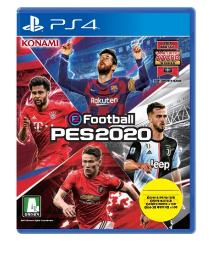  [더 알아보기]   코나미 PS4 이풋볼 페스 2020 PES2020 스탠다드 에디션 한글판   [44,080원]