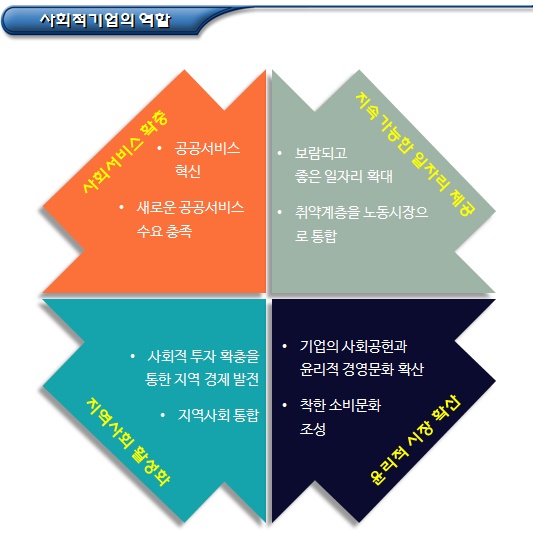 사회적기업의 역할, 책임 및 의무 사회적기업의 역할, 책임 및 의무