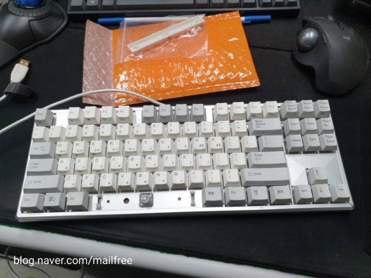  앱코 무접점 키보드(K935P V2), 스페이스 키 고장 수리 사용기