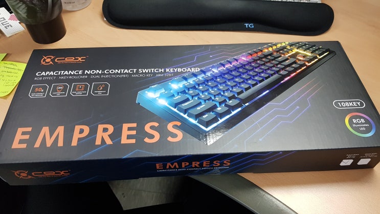  키보드 추천 - 무접점 키보드 COX Empress 엠프리스 키보드, 게이밍 키보드, 사무실 키보드