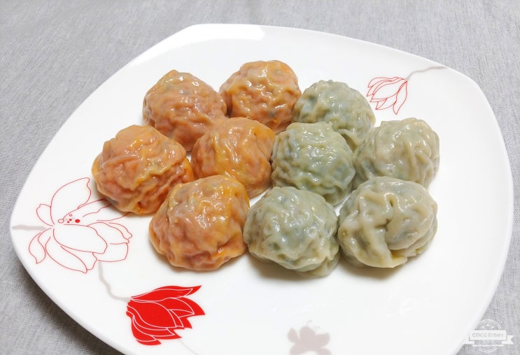  해태 고향만두 속알찬 얇은피 고기만두, 김치만두! 자꾸만 손이 가는 맛~