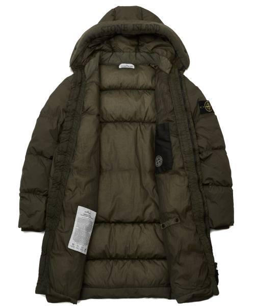  Stone Island 스톤아일랜드  [18FW] 다운 후디 롱 코트 - 올리브 / 691570123|DOWN LONG COAT / OLIVE