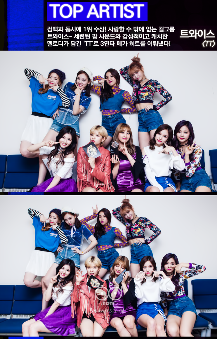 트와이스 (TWICE) in SBS 인기가요 고화질5 트와이스 (TWICE) in SBS 인기가요 고화질5