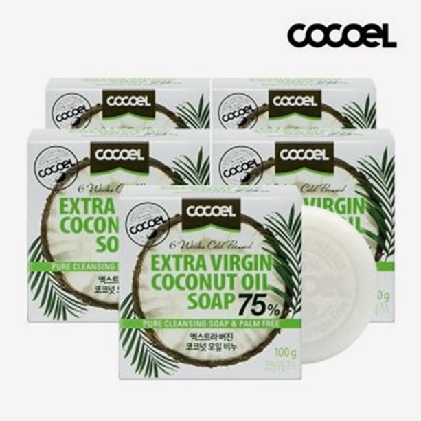  코코엘 코코엘 엑스트라버진 코코넛오일 비누 100g 5개 (67,900원)
