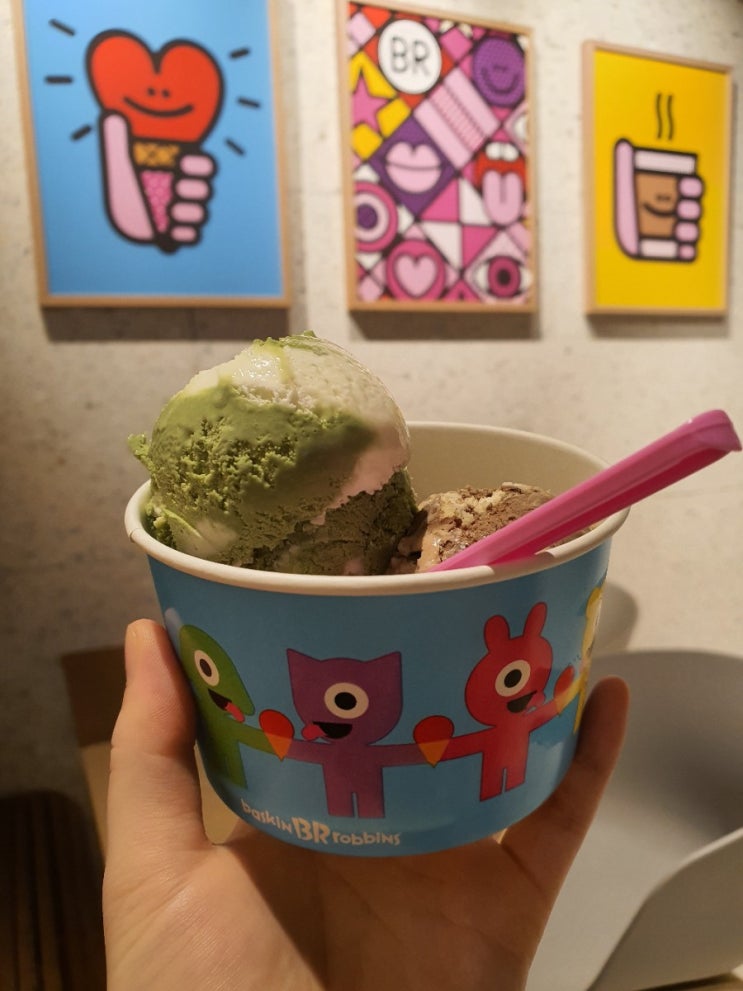  [배스킨라빈스] 이달의 맛 초코파이, 그린티 티라미수