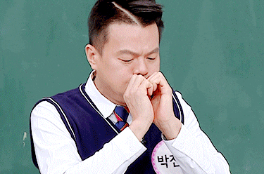 JYP 박진영 손 하트를 본 선미 반응