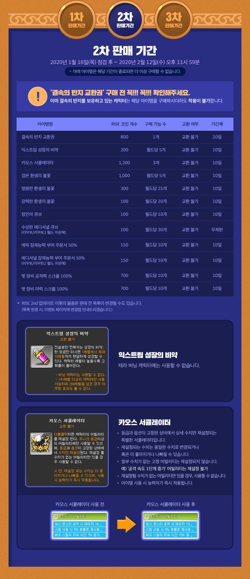 메이플 라이즈 코인샵 / RISE 코인샵 목록 / 메이플 스탬프샵 / 살롱스탬프샵 목록 : 네이버 블로그