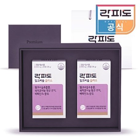 밀크씨슬 2개입 선물세트(총4개월분/간 건강/옥타코사놀 함유:지구력 증진) (32,900원)