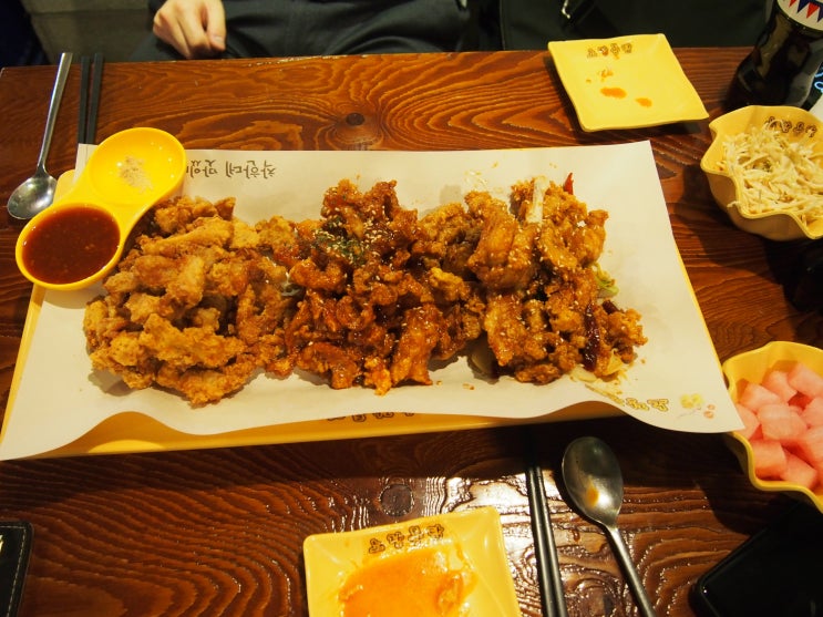  모란역 치킨맛집, 노랑통닭 오고 또 오고, 연말모임 추천