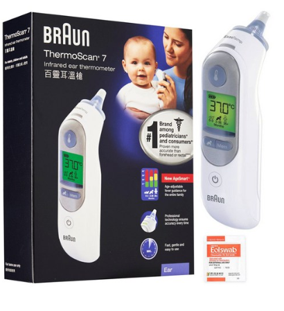  [더 알아보기]  BRAUN 귀 적외선 체온계 화이트 IRT6520 + 알콜스왑 [82,900원]