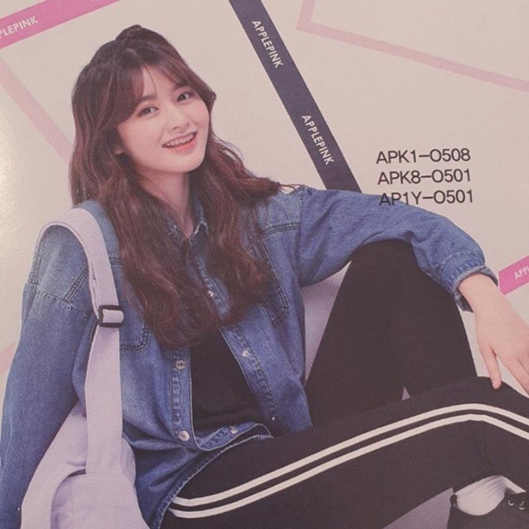  애플핑크 NC05 아우터겸 데님셔츠 APK1O508GSX (49,000원)