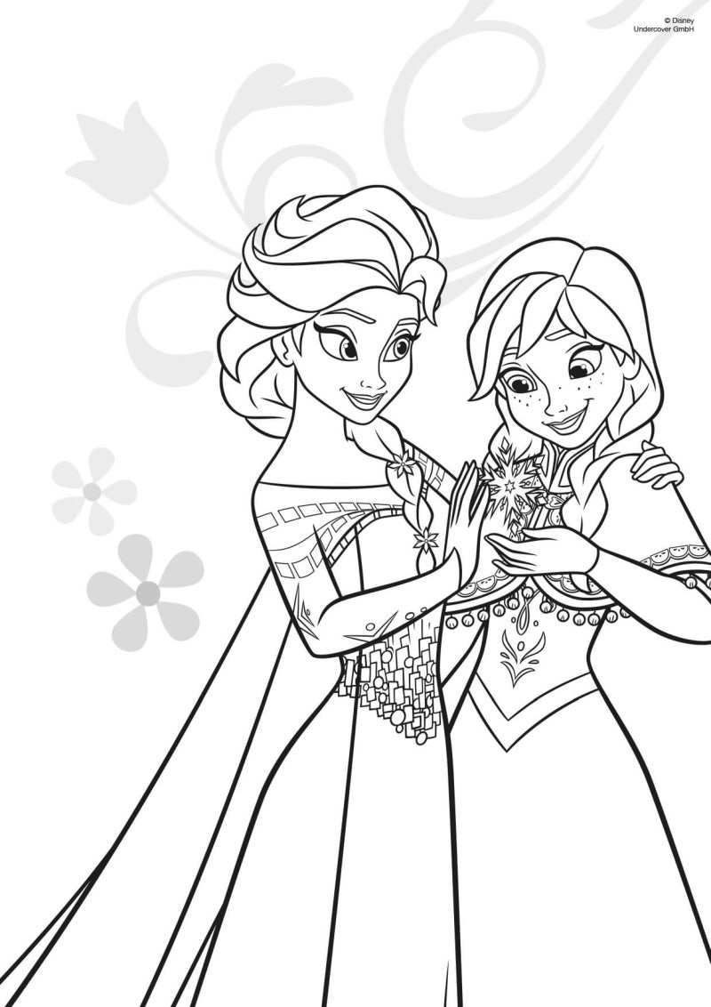 겨울왕국2 색칠공부 도안과 엘사 안나 드레스 탐구까지 : 네이버 블로그
