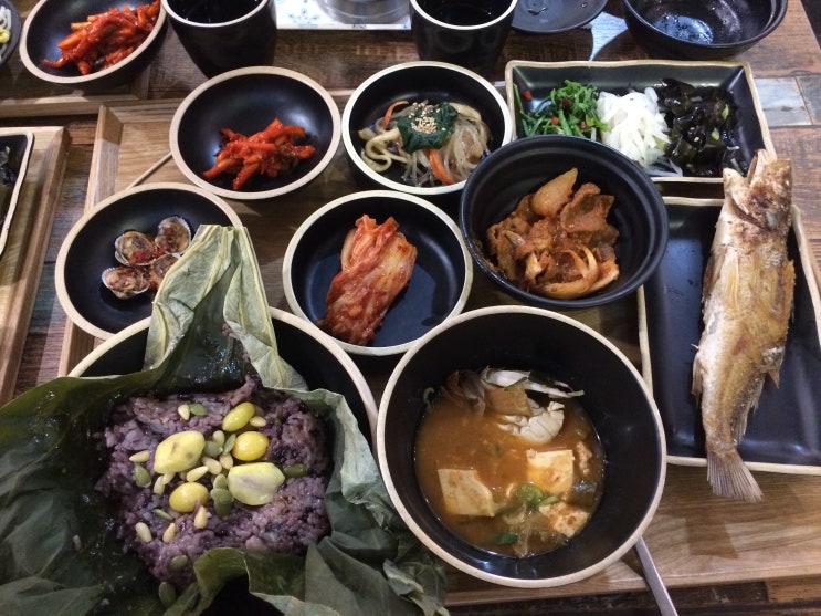 부산 서면 롯데백화점 다솥칠찬밥상 / 전포동카페거리 / 소품샵투어