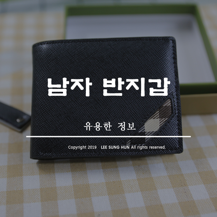  남자 반지갑 레젠백 조카 선물로 낙점