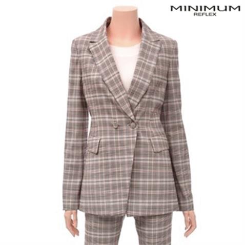  [여름추가인하]미니멈_더블버튼 체크셋업자켓 MSBAWJ5040-RD (179,100원)