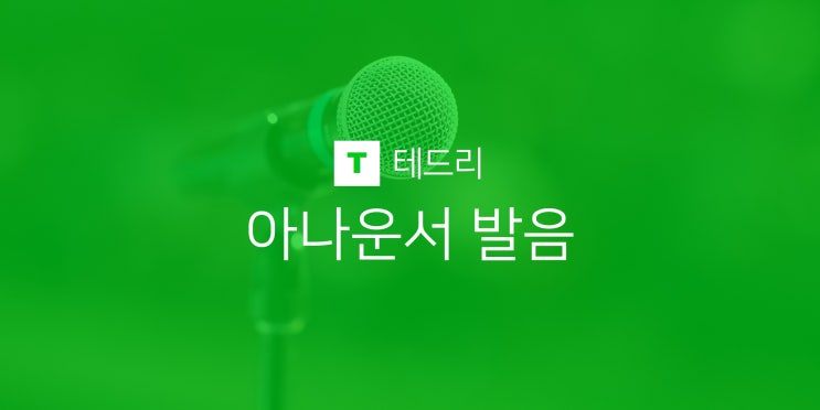  아나운서 발음연습 문장, 발음 교정 법