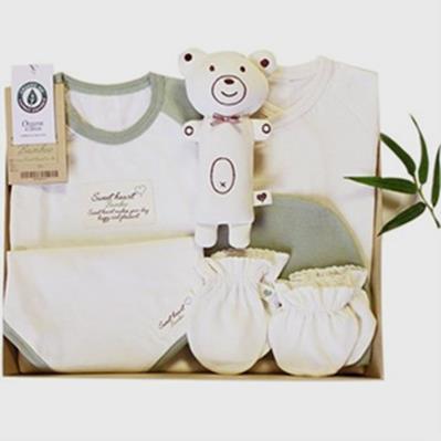 오가닉 밤부그린 프리미엄 신생아 선물세트(여름6종세트) (84,000원)