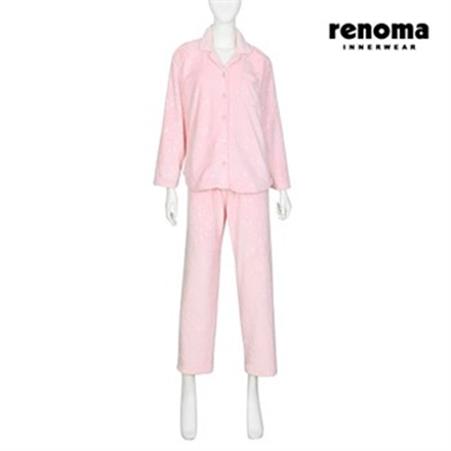 [레노마] 여성 소프트밍크 엠보잠옷 핑크 (52,020원)