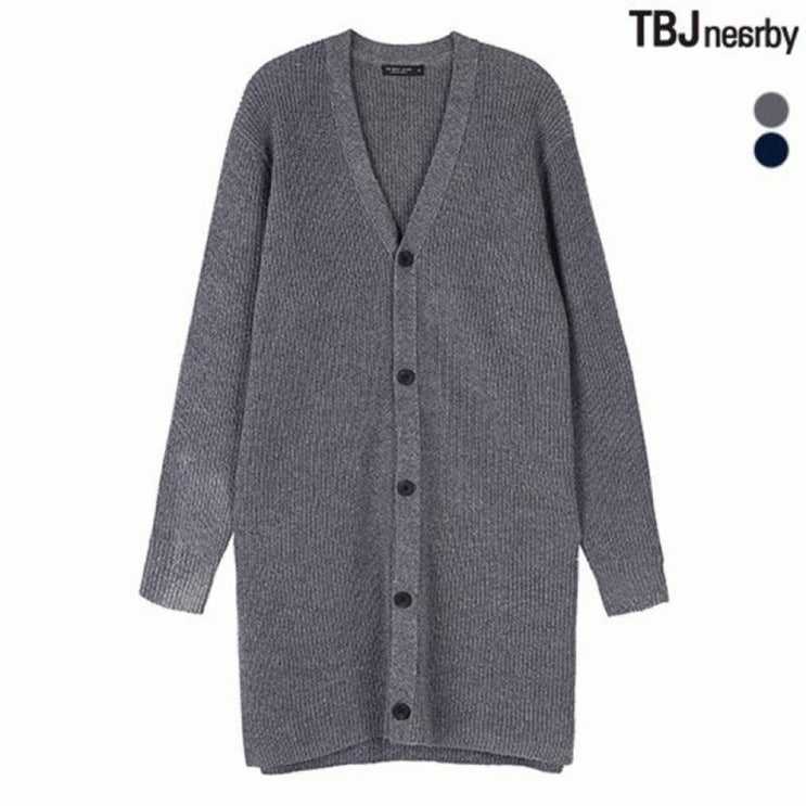  티비제이 남성 브이넥 롱가디건 T194KC110P (57,330원)