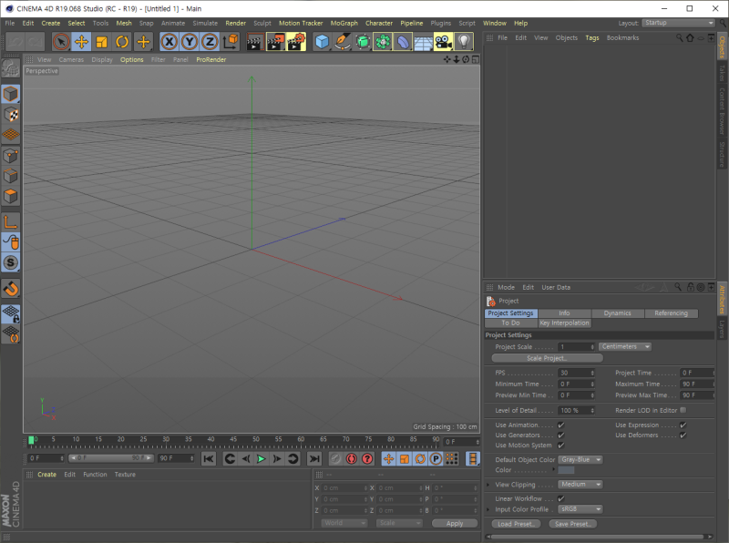 [C4D] 속성으로 배워보는 시네마4D - 프로그램 설치 및 인터페이스 : 네이버 블로그