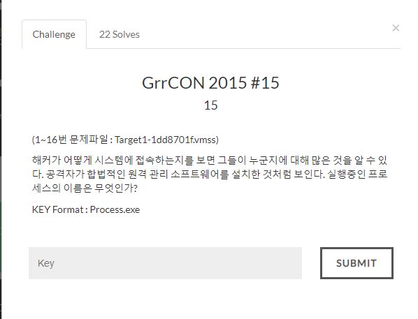  [CTF]Grrcon 2015 디지털포렌식(메모리포렌식)-15